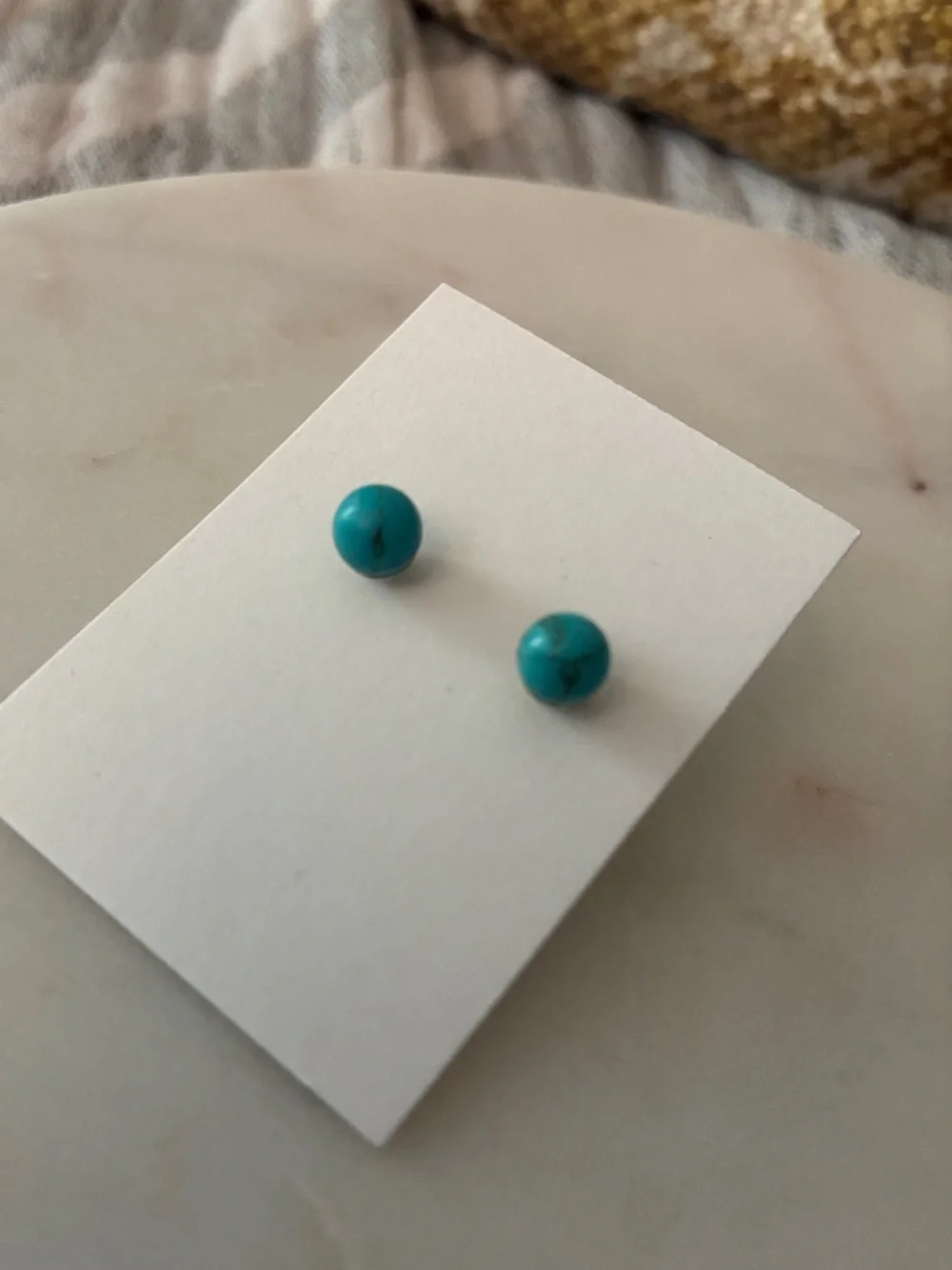 Studex Turquoise Ball Stud Earrings for Women